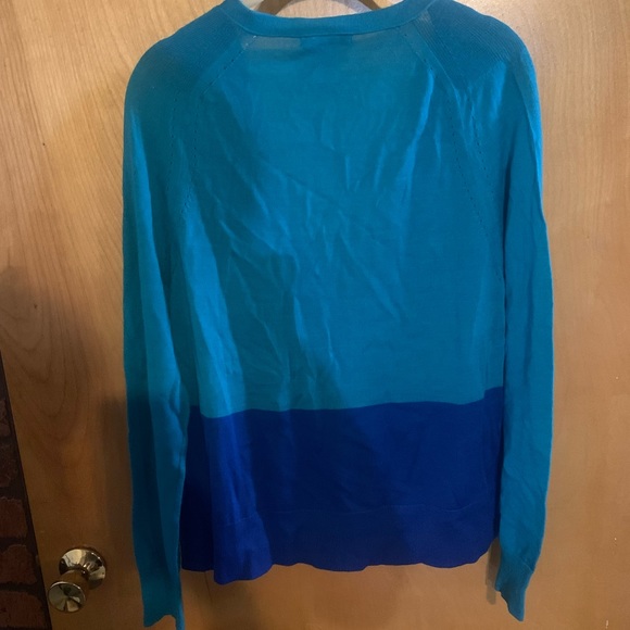 Vertical Design Blue & Teal Cardigan - Picture 5 of 7